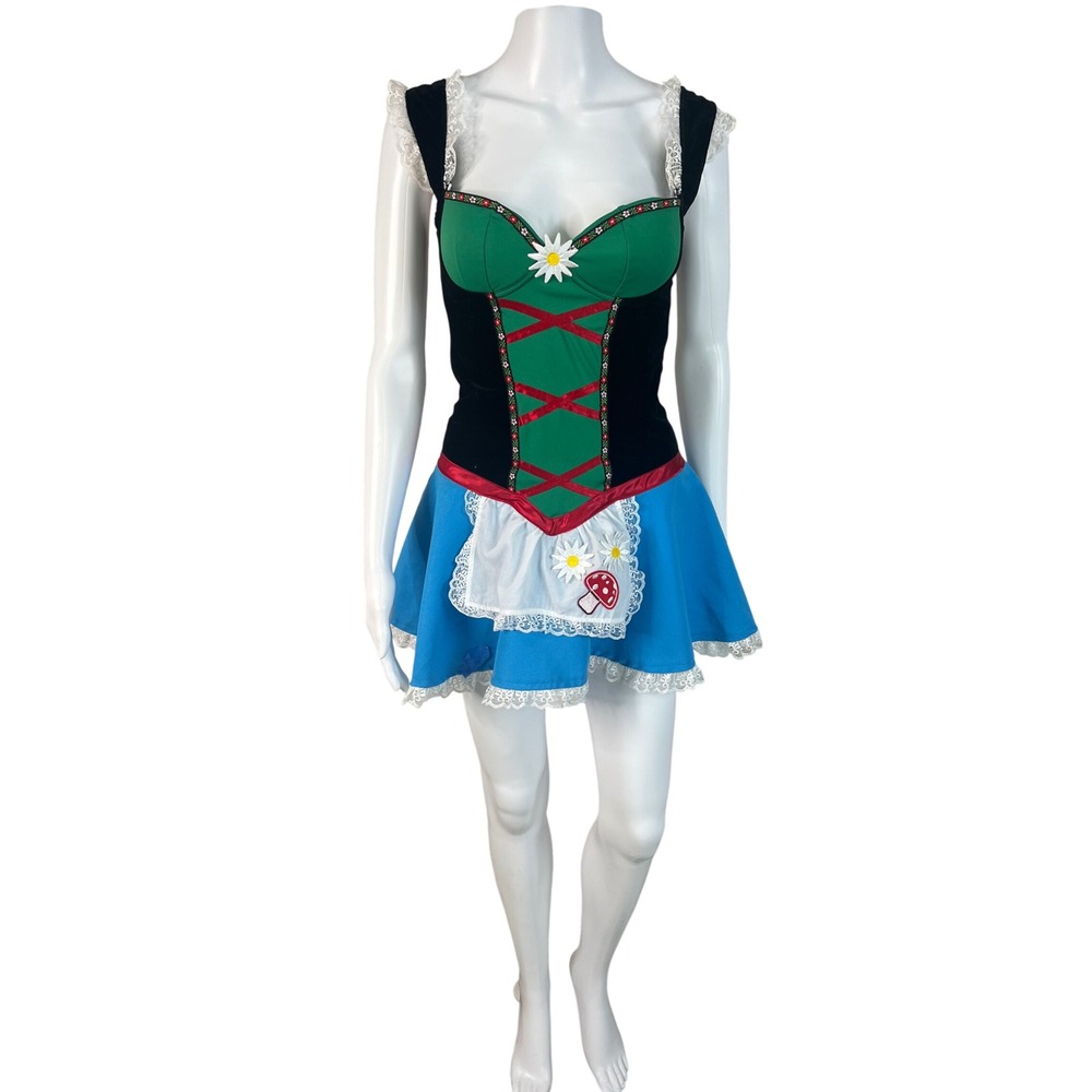 Spirit Halloween German Beer Sunny Gnome Costume Dress Small Petite Octoberfest